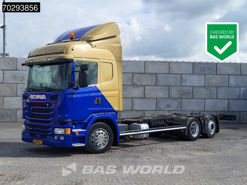 Scania G410 6X2 NL-Truck BDF Retarder Lift-steering axle Hydraulic ACC Euro 6 - Camión portacontenedore/ Intercambiable: foto 1 Scania G410 6X2 NL-Truck BDF Retarder Lift-steering axle Hydraulic ACC Euro 6 - Camión portacontenedore/ Intercambiable: foto 1