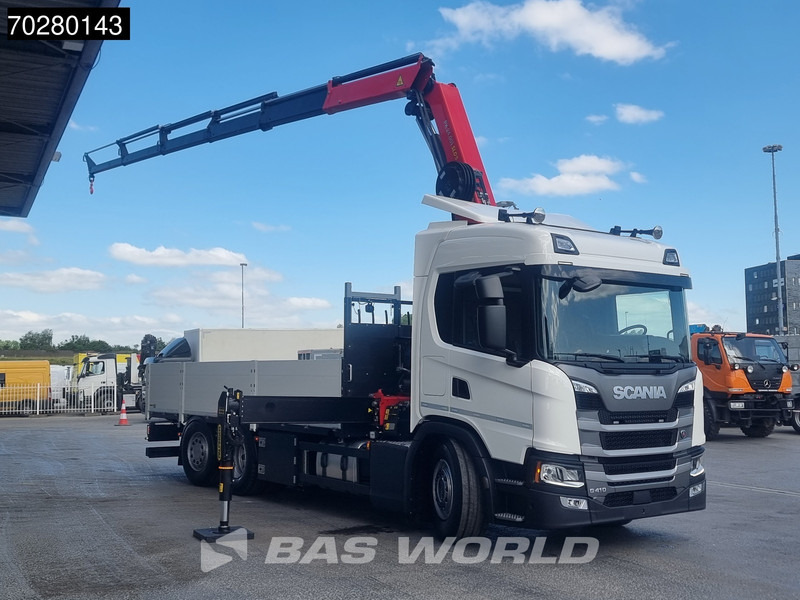 Scania G410 6X2 Palfinger PK24.001 SLD 5 Kran Crane Retarder Lift+Lenkachse Euro 6 - Camión caja abierta, Camión grúa: foto 3 Scania G410 6X2 Palfinger PK24.001 SLD 5 Kran Crane Retarder Lift+Lenkachse Euro 6 - Camión caja abierta, Camión grúa: foto 3