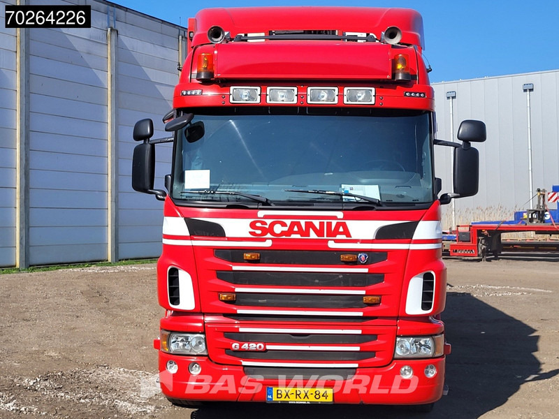 Scania G420 6X2 Van Dijk Cattle transport Liftable floor Lift-Asche Euro 5 - Camión caja cerrada: foto 5 Scania G420 6X2 Van Dijk Cattle transport Liftable floor Lift-Asche Euro 5 - Camión caja cerrada: foto 5