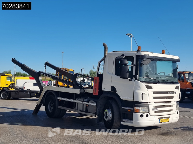 Scania P280 4X2 NL-Truck 14tons Hiab skiploader Euro 5 - Camión portacontenedor de cadenas: foto 3 Scania P280 4X2 NL-Truck 14tons Hiab skiploader Euro 5 - Camión portacontenedor de cadenas: foto 3