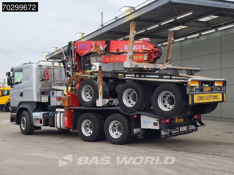Scania R580 R 6X4 NL-Truck Diebolt D28.81 Kran Crane Holztransport + Dolly Retarder Euro 6 - Camión forestal, Camión grúa: foto 2 Scania R580 R 6X4 NL-Truck Diebolt D28.81 Kran Crane Holztransport + Dolly Retarder Euro 6 - Camión forestal, Camión grúa: foto 2