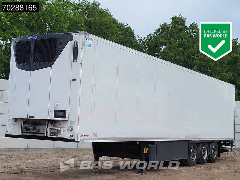 Schmitz Cargobull Carrier Vector HE 19 MT 3 axles Ladebordwand Blumenbreit Schiebewand ATP-FRC - Semirremolque frigorífico: foto 1 Schmitz Cargobull Carrier Vector HE 19 MT 3 axles Ladebordwand Blumenbreit Schiebewand ATP-FRC - Semirremolque frigorífico: foto 1
