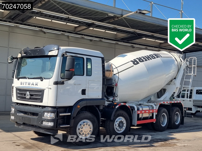 Sitrak G5 350 8X4 8m3 Liebherr Mixer Big-Axle Steelsuspension - Camión hormigonera: foto 1 Sitrak G5 350 8X4 8m3 Liebherr Mixer Big-Axle Steelsuspension - Camión hormigonera: foto 1