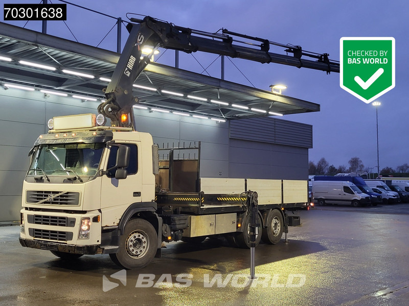 Volvo FM 400 6X2 Hiab 322E-6XS Crane Kran Lift-Axle Automatic Euro 4 - Camión caja abierta, Camión grúa: foto 1 Volvo FM 400 6X2 Hiab 322E-6XS Crane Kran Lift-Axle Automatic Euro 4 - Camión caja abierta, Camión grúa: foto 1
