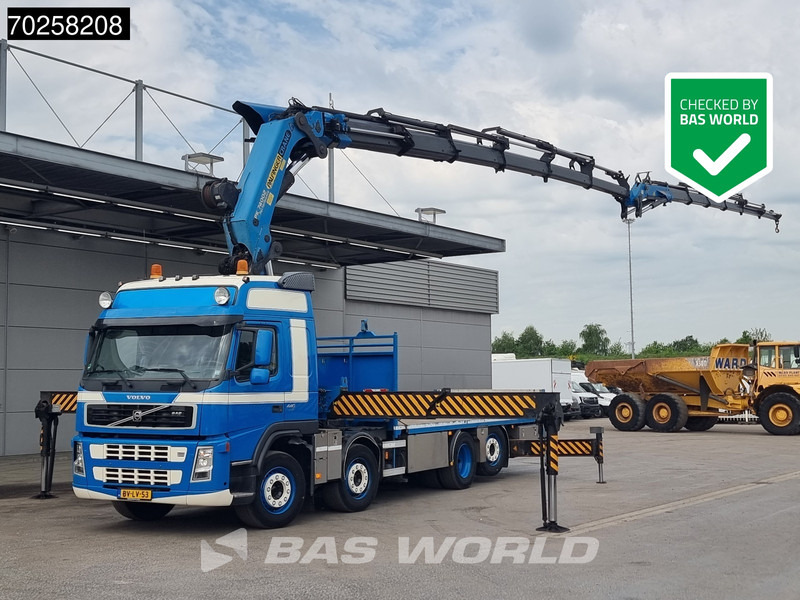 Volvo FM 440 8X2 Palfinger PK74002 Crane Kran + JIB + Winch Lift-Lenkachse Euro 5 - Camión caja abierta, Camión grúa: foto 1 Volvo FM 440 8X2 Palfinger PK74002 Crane Kran + JIB + Winch Lift-Lenkachse Euro 5 - Camión caja abierta, Camión grúa: foto 1