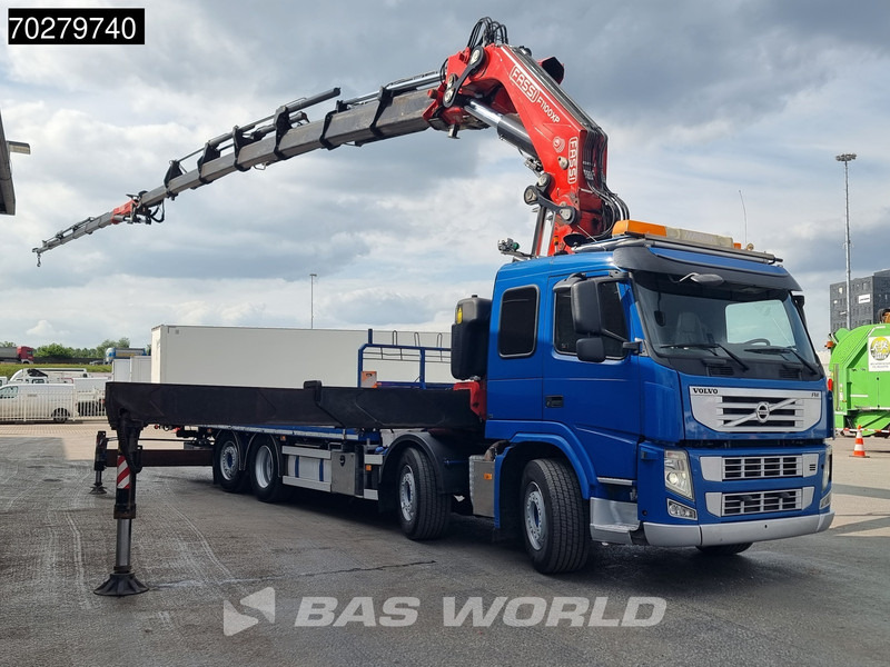 Volvo FM 450 8X2 FASSI 100 Ton/Meter Crane Kran 7 + 6 Jib Lift+steering Axle Euro 5 - Camión caja abierta, Camión grúa: foto 3 Volvo FM 450 8X2 FASSI 100 Ton/Meter Crane Kran 7 + 6 Jib Lift+steering Axle Euro 5 - Camión caja abierta, Camión grúa: foto 3