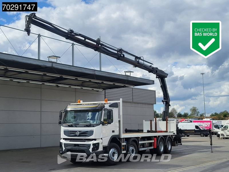 Volvo FMX 370 8X4 HIAB 211EP-5 HIDUO Crane Automatic Euro 5 - Camión caja abierta, Camión grúa: foto 1 Volvo FMX 370 8X4 HIAB 211EP-5 HIDUO Crane Automatic Euro 5 - Camión caja abierta, Camión grúa: foto 1
