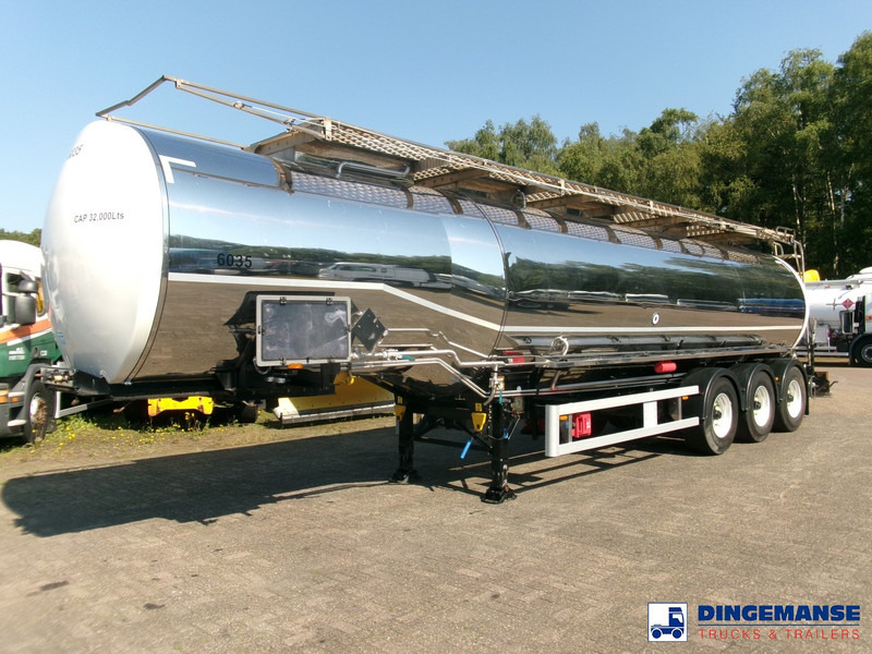 Clayton Chemical tank inox 33 m3 / 1 comp + pump - Semirremolque cisterna: foto 1 Clayton Chemical tank inox 33 m3 / 1 comp + pump - Semirremolque cisterna: foto 1