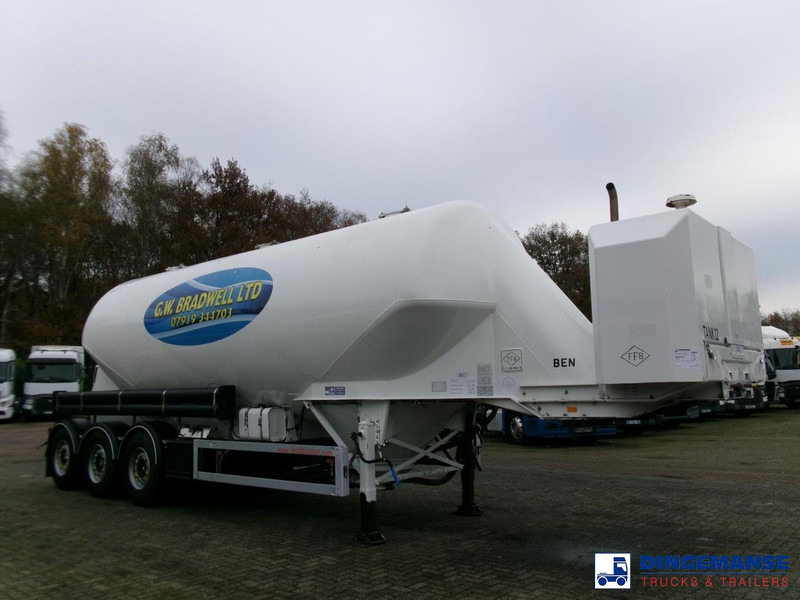 Feldbinder Powder tank alu 40 m3 / 1 comp + compressor - Semirremolque cisterna: foto 2 Feldbinder Powder tank alu 40 m3 / 1 comp + compressor - Semirremolque cisterna: foto 2