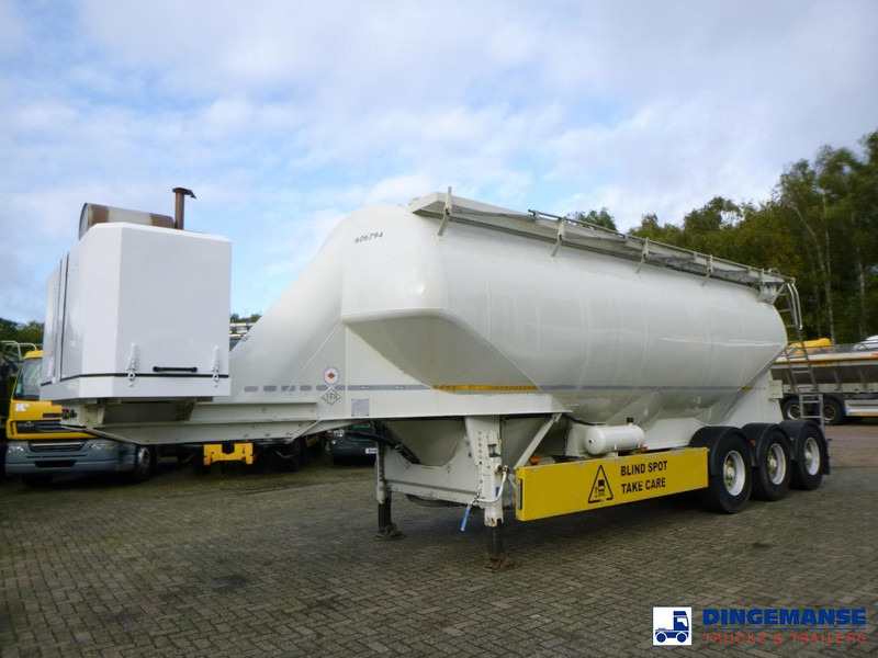Feldbinder Powder tank alu 40 m3 + engine/compressor - Semirremolque cisterna: foto 1 Feldbinder Powder tank alu 40 m3 + engine/compressor - Semirremolque cisterna: foto 1