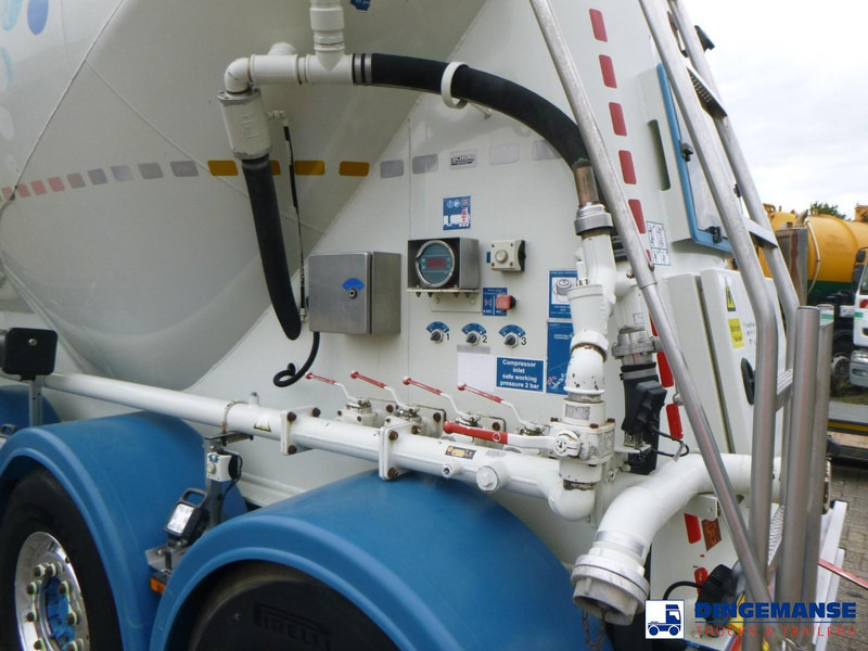 Semirremolque cisterna Feldbinder Powder tank alu 50 m3 + compressor: foto 12