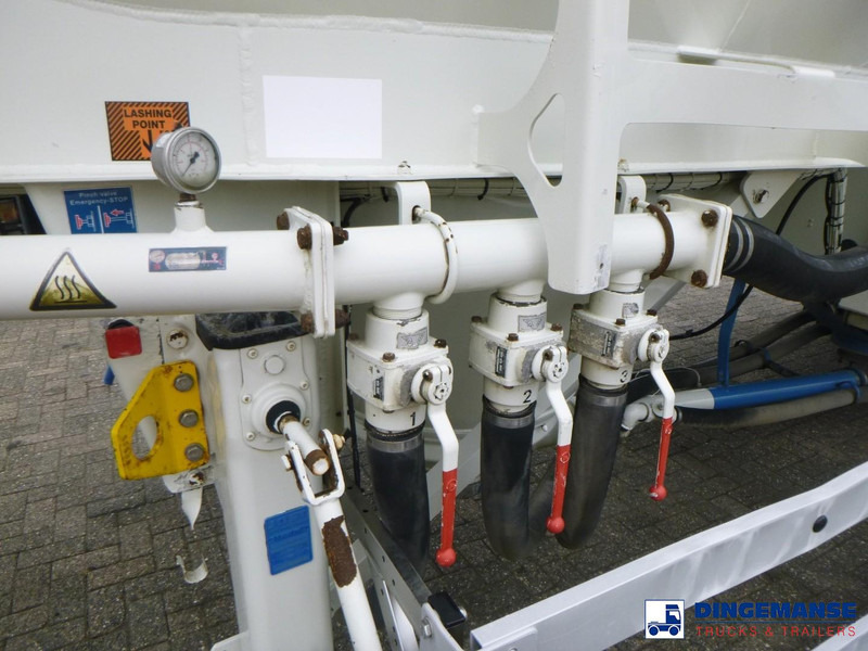Semirremolque cisterna Feldbinder Powder tank alu 50 m3 + compressor: foto 14