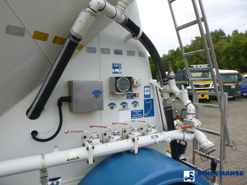 Semirremolque cisterna Feldbinder Powder tank alu 50 m3 + compressor: foto 11