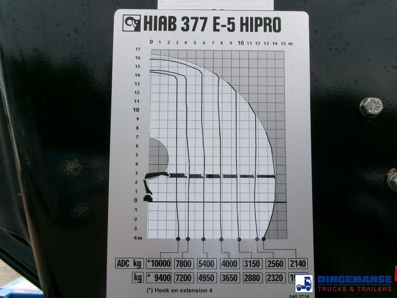 Camión grúa Iveco AD260T33 EEV 6X4 + Hiab 377 E5 Hipro Jib 70 X-4: foto 10