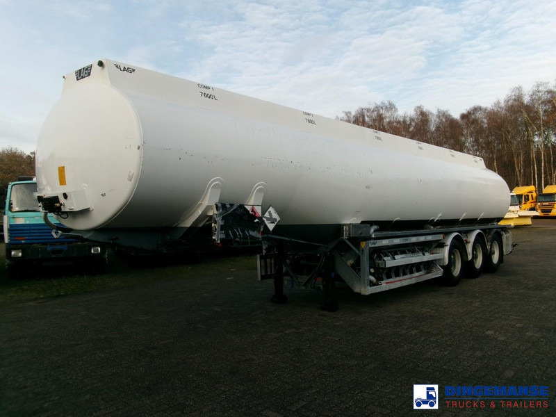 LAG Fuel tank alu 45.2 m3 / 6 comp + pump - Semirremolque cisterna: foto 1 LAG Fuel tank alu 45.2 m3 / 6 comp + pump - Semirremolque cisterna: foto 1