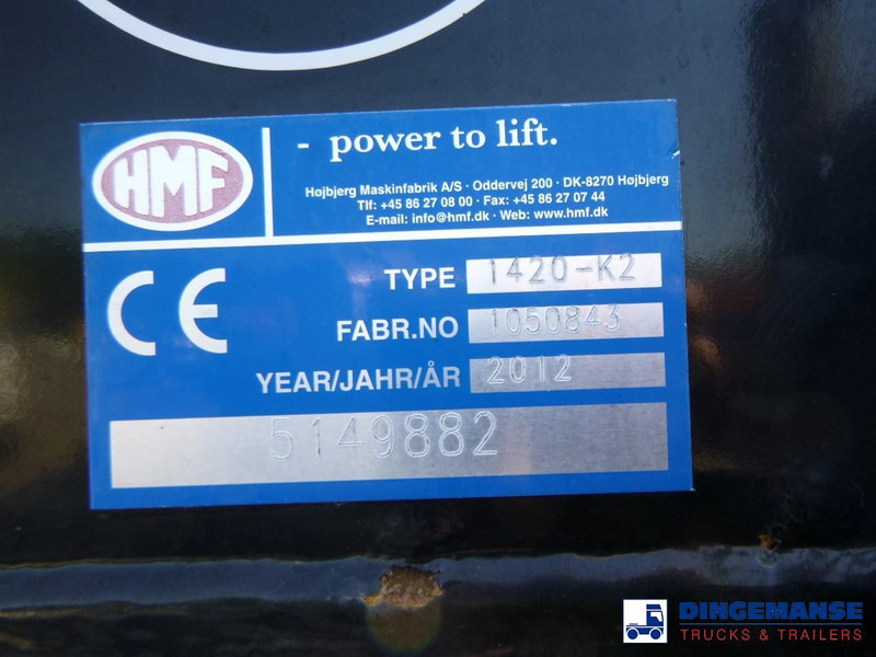 Camión grúa MAN TGS 26.360 6X2 RHD + HMF 1420-K2 + grapple: foto 8 Camión grúa MAN TGS 26.360 6X2 RHD + HMF 1420-K2 + grapple: foto 8