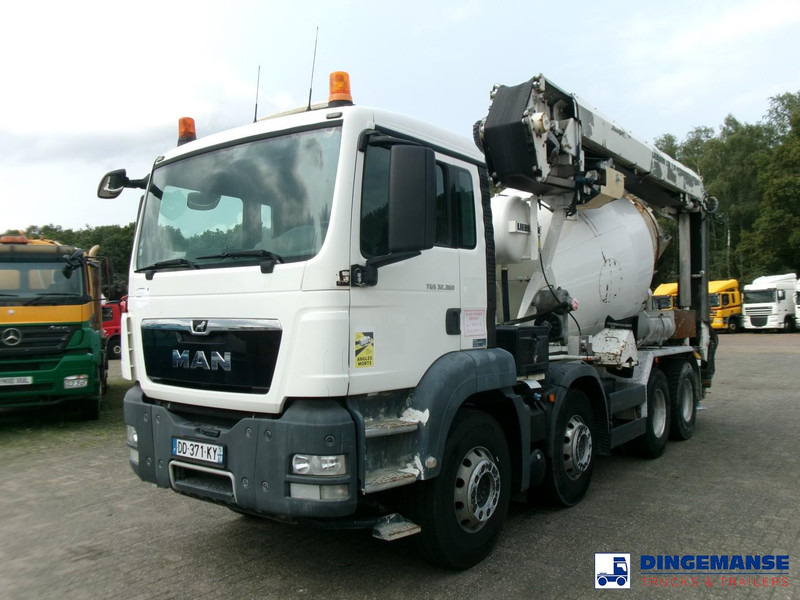 MAN TGS 32.360 8X4 Euro 6 Liebherr concrete mixer 8 m3 + belt - Camión hormigonera: foto 1 MAN TGS 32.360 8X4 Euro 6 Liebherr concrete mixer 8 m3 + belt - Camión hormigonera: foto 1
