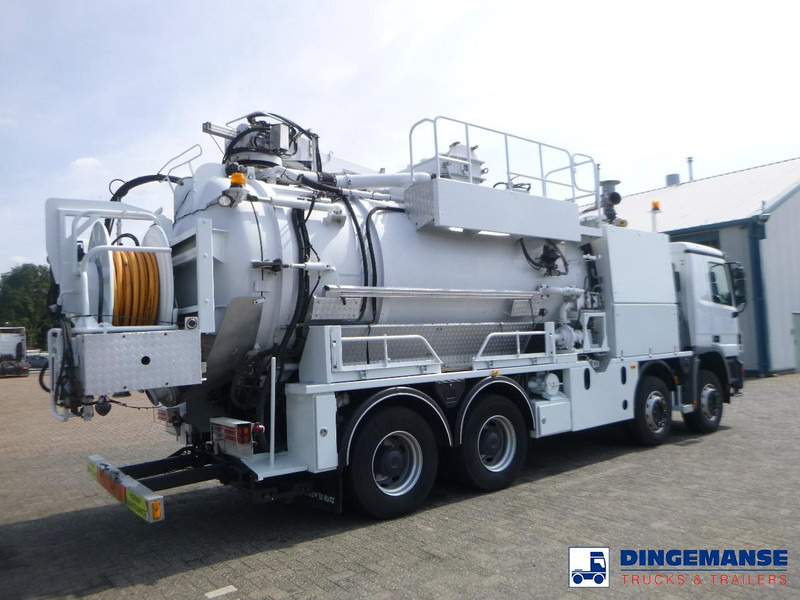 Mercedes-Benz Actros 3241 8x4 RHD Huwer vacuum tank / hydrocureur 15 m3 - Limpieza de alcantarillado: foto 3 Mercedes-Benz Actros 3241 8x4 RHD Huwer vacuum tank / hydrocureur 15 m3 - Limpieza de alcantarillado: foto 3