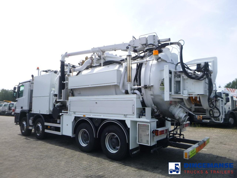 Mercedes-Benz Actros 3241 8x4 RHD Huwer vacuum tank / hydrocureur 15 m3 - Limpieza de alcantarillado: foto 4 Mercedes-Benz Actros 3241 8x4 RHD Huwer vacuum tank / hydrocureur 15 m3 - Limpieza de alcantarillado: foto 4