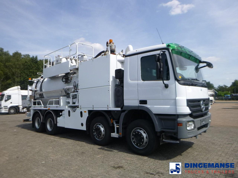 Mercedes-Benz Actros 3241 8x4 RHD Huwer vacuum tank / hydrocureur 15 m3 - Limpieza de alcantarillado: foto 2 Mercedes-Benz Actros 3241 8x4 RHD Huwer vacuum tank / hydrocureur 15 m3 - Limpieza de alcantarillado: foto 2
