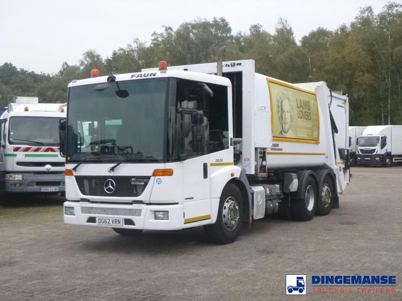 Mercedes-Benz Econic 2629 6x2 RHD Faun Variopress refuse truck - Camión de basura: foto 1 Mercedes-Benz Econic 2629 6x2 RHD Faun Variopress refuse truck - Camión de basura: foto 1