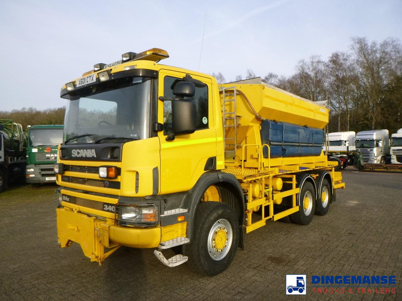 Scania P114-340 CB 6X6 RHD gritter / snow plough - Máquina quitanieve: foto 1 Scania P114-340 CB 6X6 RHD gritter / snow plough - Máquina quitanieve: foto 1