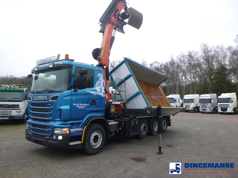 Scania R 500 8X2 tipper + Palfinger PK27001 EHD - Camión grúa: foto 5 Scania R 500 8X2 tipper + Palfinger PK27001 EHD - Camión grúa: foto 5