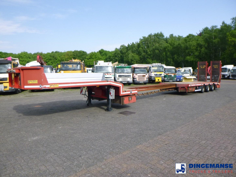 TURBO'S HOET 3-axle semi-lowbed trailer 39 t + ramps - Semirremolque góndola rebajadas: foto 1 TURBO'S HOET 3-axle semi-lowbed trailer 39 t + ramps - Semirremolque góndola rebajadas: foto 1