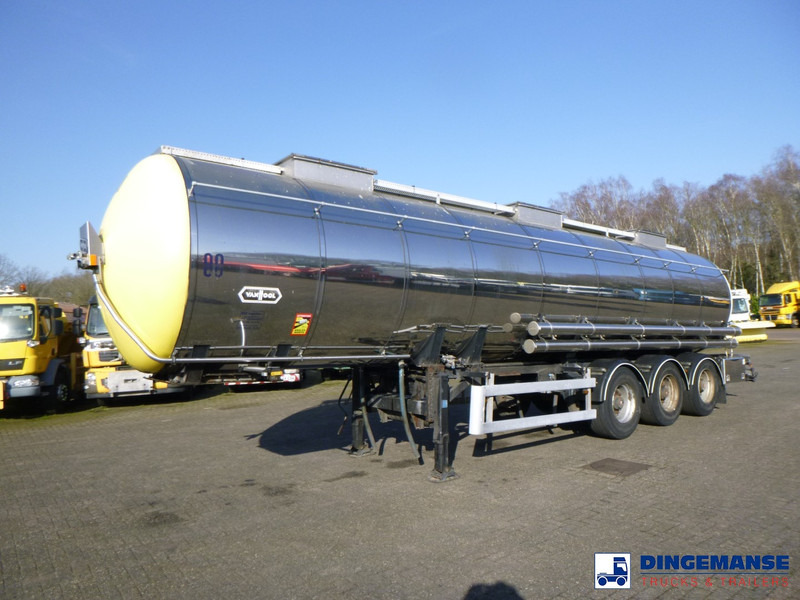 Van Hool Chemical tank inox 30 m3 / 1 comp - Semirremolque cisterna: foto 1 Van Hool Chemical tank inox 30 m3 / 1 comp - Semirremolque cisterna: foto 1