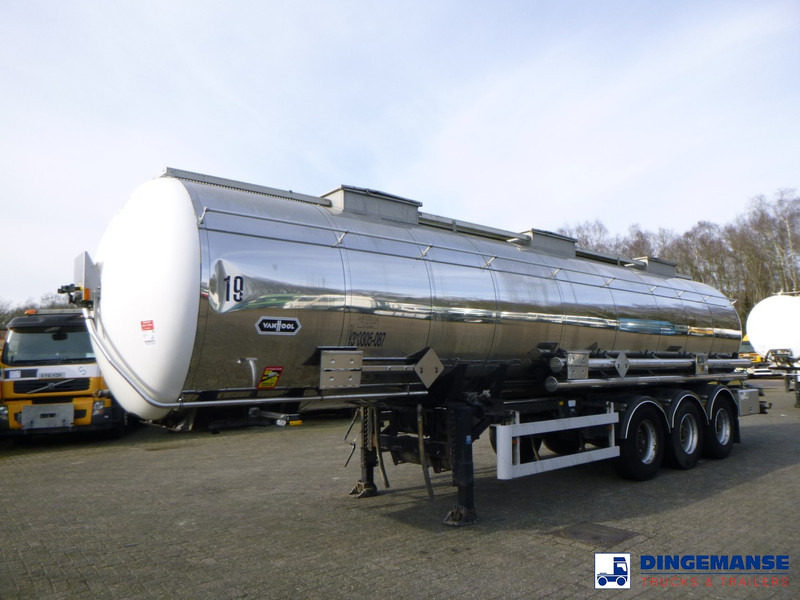 Van Hool Chemical tank inox 30 m3 / 1 comp - Semirremolque cisterna: foto 1 Van Hool Chemical tank inox 30 m3 / 1 comp - Semirremolque cisterna: foto 1