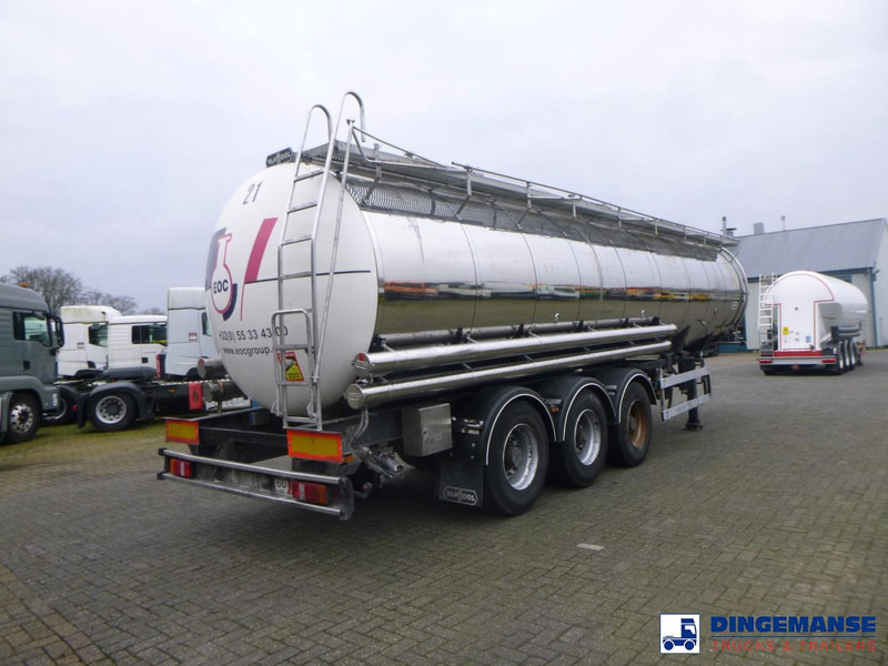 Van Hool Chemical tank inox 30 m3 / 3 comp - Semirremolque cisterna: foto 4 Van Hool Chemical tank inox 30 m3 / 3 comp - Semirremolque cisterna: foto 4