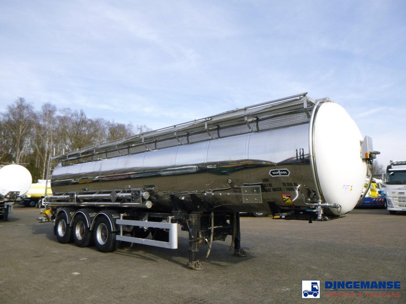 Van Hool Chemical tank inox 30 m3 / 3 comp - Semirremolque cisterna: foto 2 Van Hool Chemical tank inox 30 m3 / 3 comp - Semirremolque cisterna: foto 2