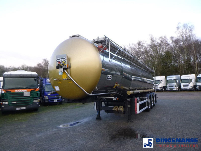 Van Hool Chemical tank inox L4BH 30 m3 / 1 comp / ADR 29/08/24 - Semirremolque cisterna: foto 1 Van Hool Chemical tank inox L4BH 30 m3 / 1 comp / ADR 29/08/24 - Semirremolque cisterna: foto 1
