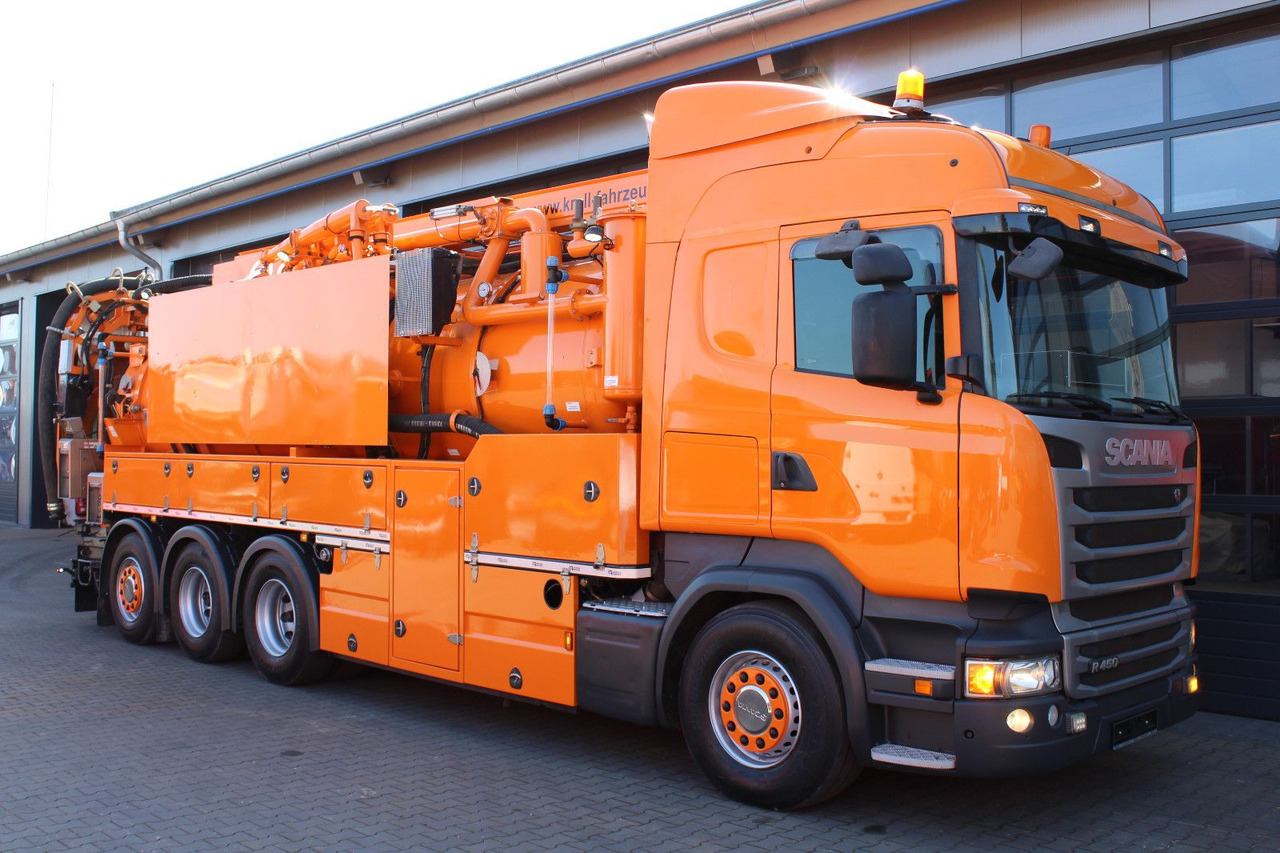 Scania R450 8x4 Kroll 19m³ Wasserrückgewinner Kombi-HD - Limpieza de alcantarillado: foto 2 Scania R450 8x4 Kroll 19m³ Wasserrückgewinner Kombi-HD - Limpieza de alcantarillado: foto 2