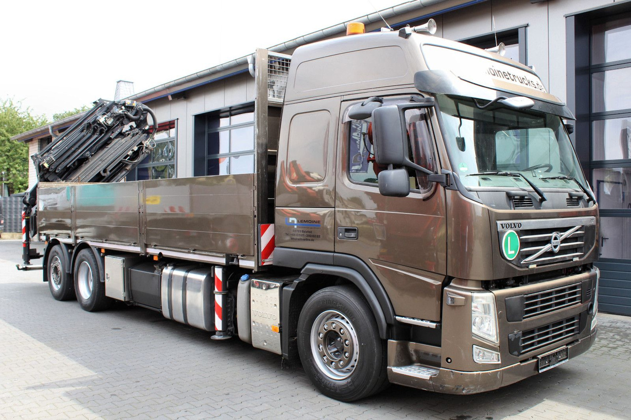 Volvo FM 420 6x2 Container-Pritsche+Kran PK 34.002+JIB - Camión caja abierta, Camión grúa: foto 2 Volvo FM 420 6x2 Container-Pritsche+Kran PK 34.002+JIB - Camión caja abierta, Camión grúa: foto 2