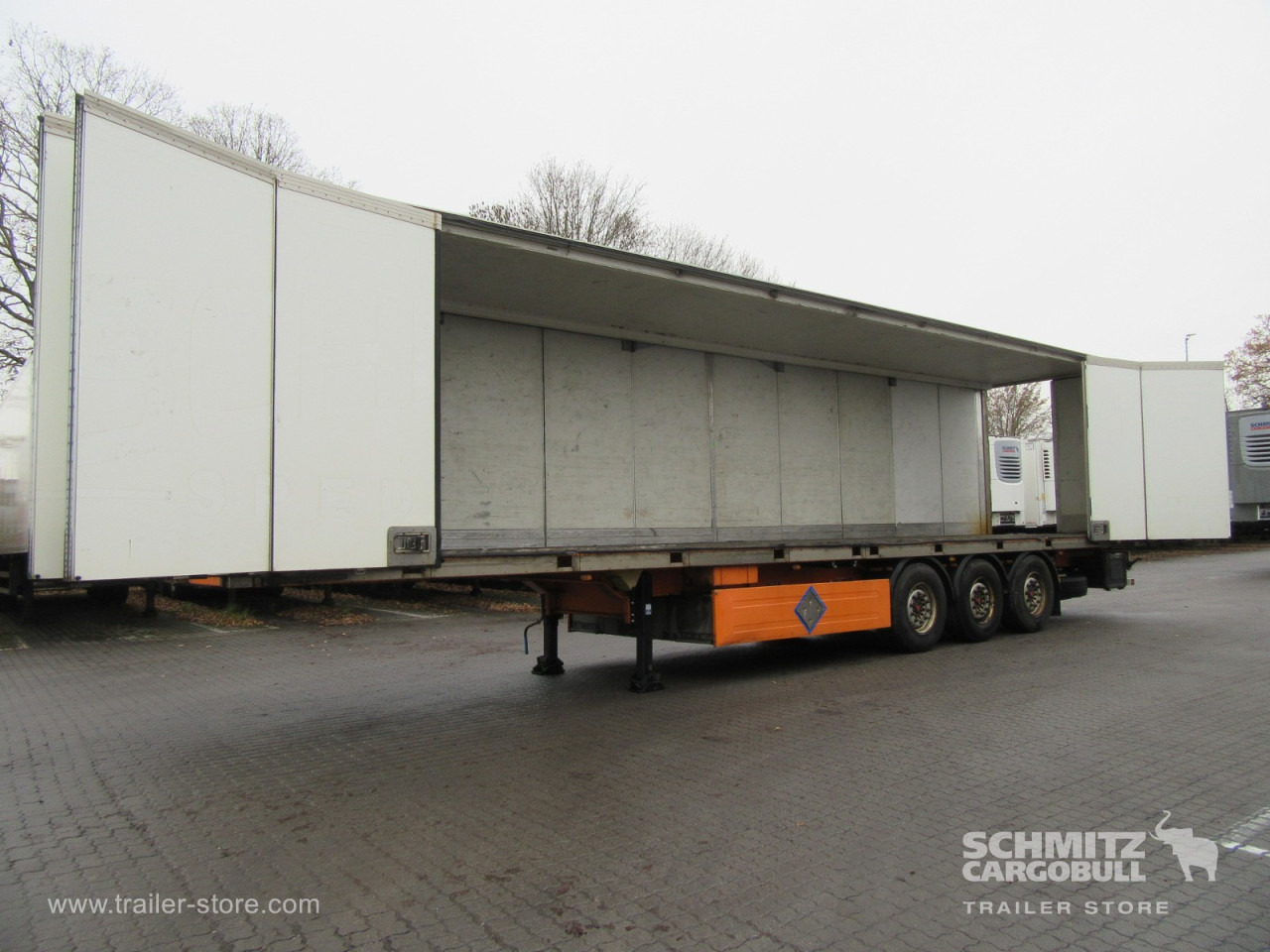 SCHMITZ Auflieger Trockenfrachtkoffer Faltwand - Semirremolque caja cerrada: foto 1 SCHMITZ Auflieger Trockenfrachtkoffer Faltwand - Semirremolque caja cerrada: foto 1