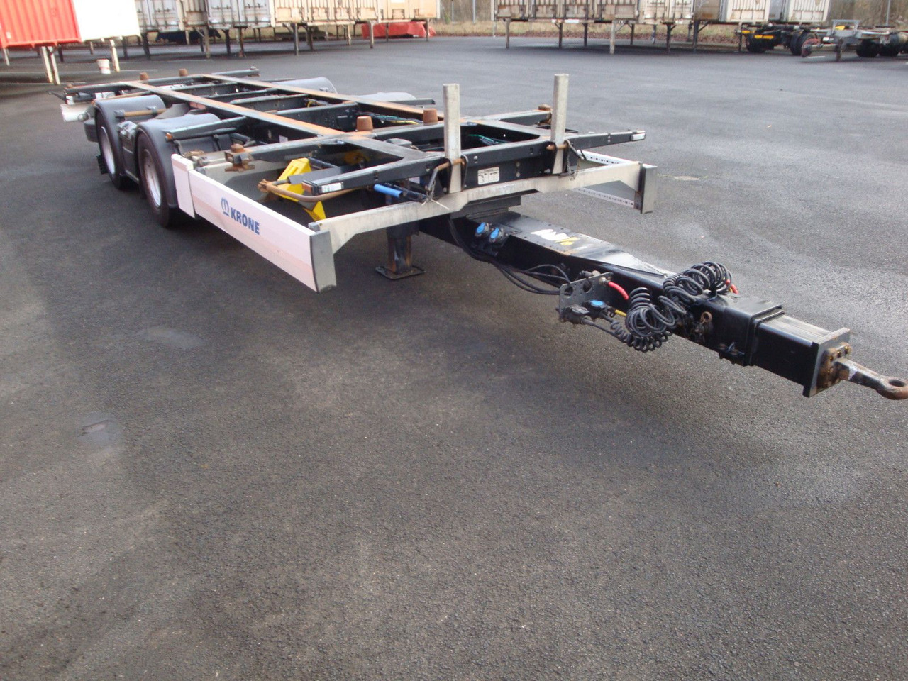 Krone ZZ 18 Tandem Jumbo BDF C7820 7,82 - Remolque portacontenedore/ Intercambiable: foto 1 Krone ZZ 18 Tandem Jumbo BDF C7820 7,82 - Remolque portacontenedore/ Intercambiable: foto 1
