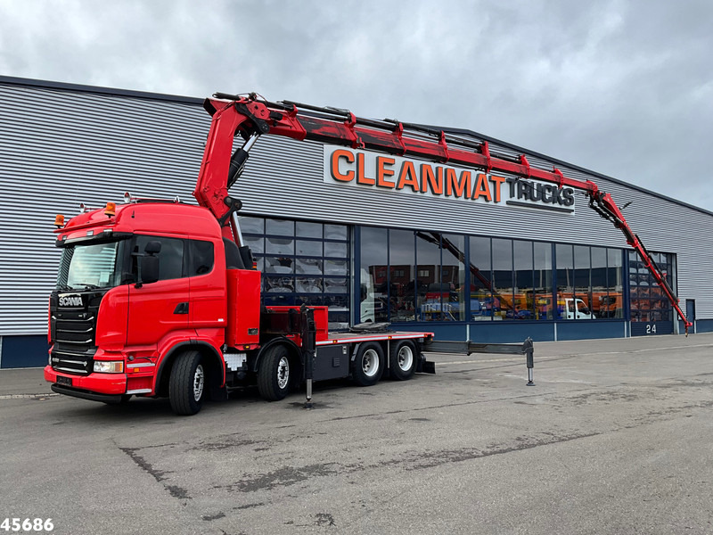 Scania R620 V8 8x4 Hiab 105 Ton/meter laadkraan + Fly-Jib! - Cabeza tractora: foto 1 Scania R620 V8 8x4 Hiab 105 Ton/meter laadkraan + Fly-Jib! - Cabeza tractora: foto 1