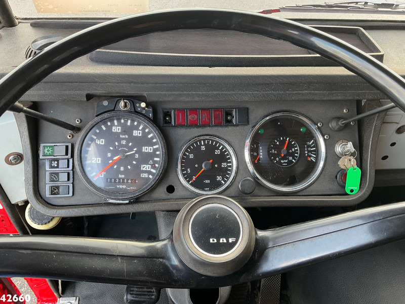Camión portacontenedor de cadenas DAF FA 1600 DF 485 14 Ton portaalarmsysteem Oldtimer: foto 10