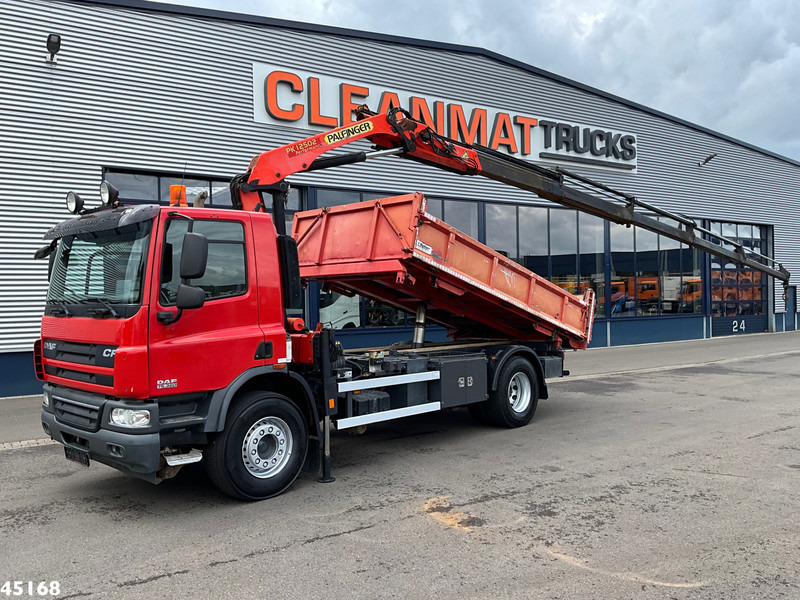 DAF FA 75 CF 360 Palfinger 12 Tonmeter laadkraan - Camión volquete, Camión grúa: foto 1 DAF FA 75 CF 360 Palfinger 12 Tonmeter laadkraan - Camión volquete, Camión grúa: foto 1