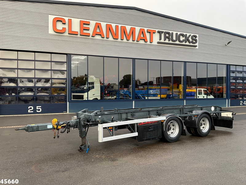 GS Meppel 2-assige container aanhangwagen - Remolque portacontenedore/ Intercambiable: foto 1 GS Meppel 2-assige container aanhangwagen - Remolque portacontenedore/ Intercambiable: foto 1