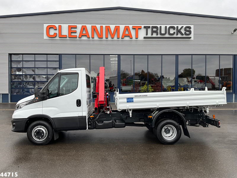 Iveco Daily 72C18 HMF laadkraan 3,4 Tonmeter laadkraan + Meiller 3-zijdige kipper New & Unused!! - Camión volquete: foto 4 Iveco Daily 72C18 HMF laadkraan 3,4 Tonmeter laadkraan + Meiller 3-zijdige kipper New & Unused!! - Camión volquete: foto 4