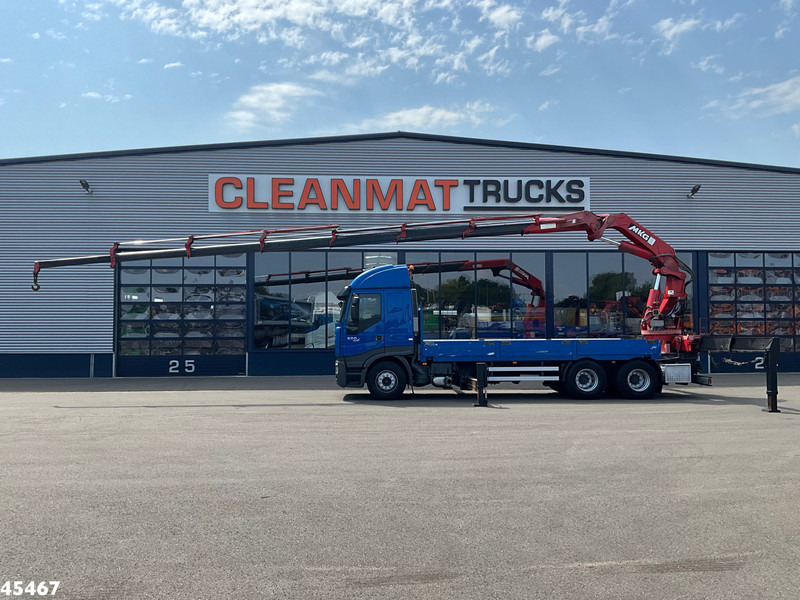 Iveco Stralis 500 6x4 MKG 54 Tonmeter laadkraan - Camión caja abierta, Camión grúa: foto 1 Iveco Stralis 500 6x4 MKG 54 Tonmeter laadkraan - Camión caja abierta, Camión grúa: foto 1