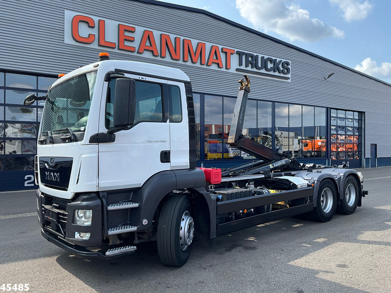 MAN TGS 28.460 Euro 6 Marrel 20 Ton haakarmsysteem - Camión multibasculante: foto 1 MAN TGS 28.460 Euro 6 Marrel 20 Ton haakarmsysteem - Camión multibasculante: foto 1