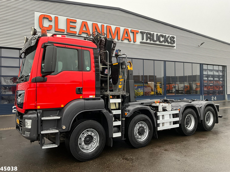 MAN TGS 35.400 8x4 Euro 6 HMF 16 Tonmeter Z-kraan - Camión multibasculante, Camión grúa: foto 2 MAN TGS 35.400 8x4 Euro 6 HMF 16 Tonmeter Z-kraan - Camión multibasculante, Camión grúa: foto 2