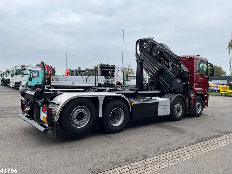 MAN TGS 35.480 8x4H Euro 6 HMF 40 Tonmeter laadkraan + Fly-Jib - Camión multibasculante, Camión grúa: foto 4 MAN TGS 35.480 8x4H Euro 6 HMF 40 Tonmeter laadkraan + Fly-Jib - Camión multibasculante, Camión grúa: foto 4