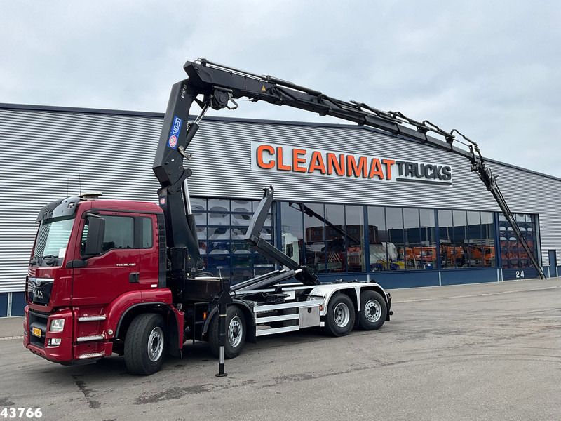 MAN TGS 35.480 8x4H Euro 6 HMF 40 Tonmeter laadkraan + Fly-Jib - Camión grúa: foto 1 MAN TGS 35.480 8x4H Euro 6 HMF 40 Tonmeter laadkraan + Fly-Jib - Camión grúa: foto 1