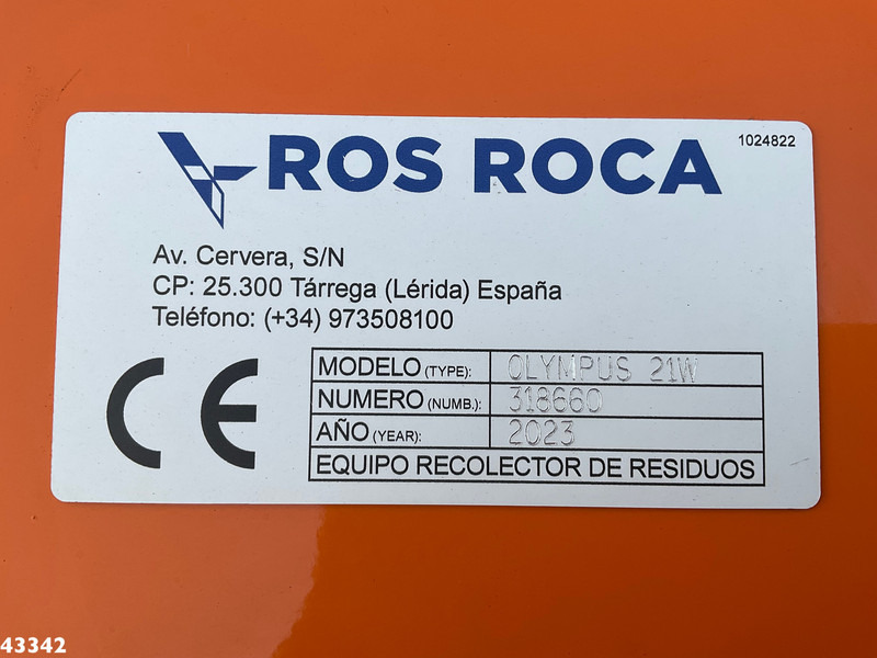 Camión de basura Mercedes-Benz Actros 2533 Terberg RosRoca 21m³: foto 17 Camión de basura Mercedes-Benz Actros 2533 Terberg RosRoca 21m³: foto 17