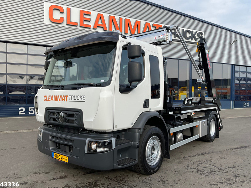 Renault D WIDE Multilift 12 Ton portaalarmsysteem - Camión portacontenedor de cadenas: foto 1 Renault D WIDE Multilift 12 Ton portaalarmsysteem - Camión portacontenedor de cadenas: foto 1