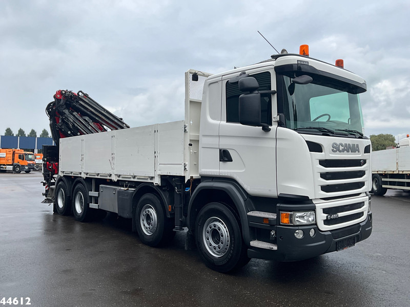Scania G 450 8x4 Euro 6 Fassi 66 Tonmeter laadkraan + Fly-jib Just 176.555 Km! - Camión grúa: foto 4 Scania G 450 8x4 Euro 6 Fassi 66 Tonmeter laadkraan + Fly-jib Just 176.555 Km! - Camión grúa: foto 4